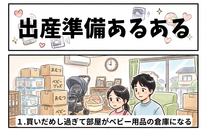 【共感の嵐!?】出産準備あるある5選＆先輩ママパパから学ぶ失敗しないコツ！